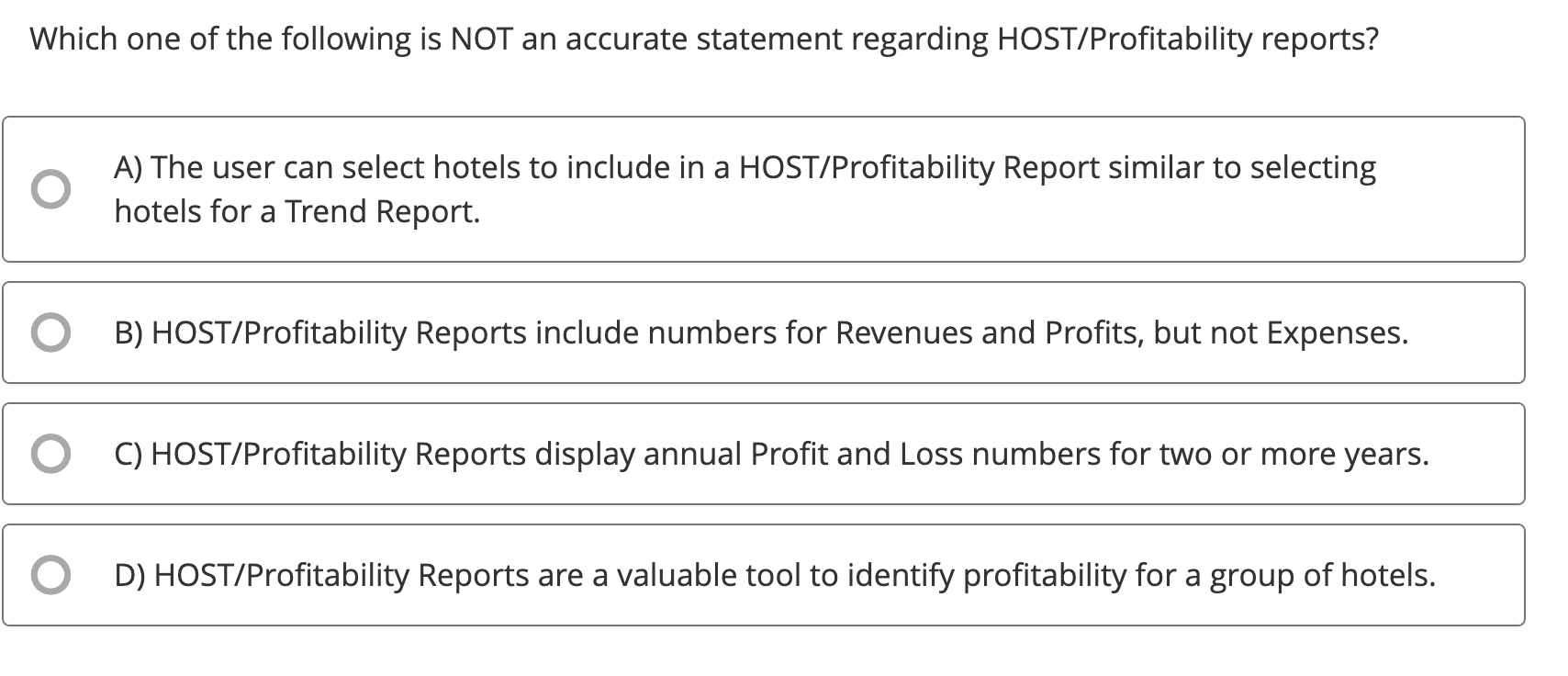 Which one of the following is NOT an accurate