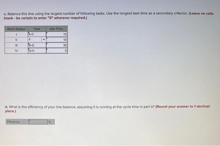 The desired daily output for an assembly line is