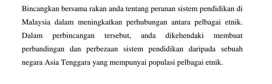 Bincangkan bersama rakan anda tentang peranan