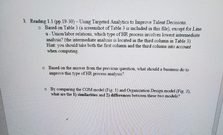 3. Reading 1.1 (pp. 19-30) - Using Targeted