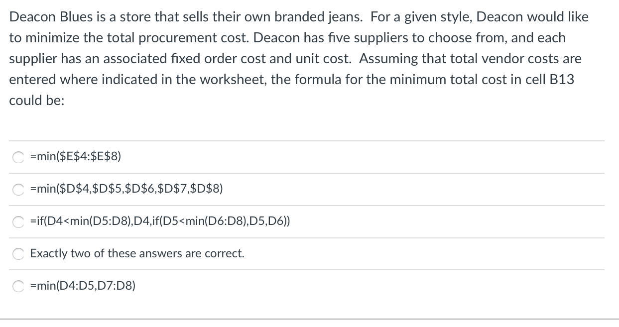 Deacon Blues is a store that sells their own