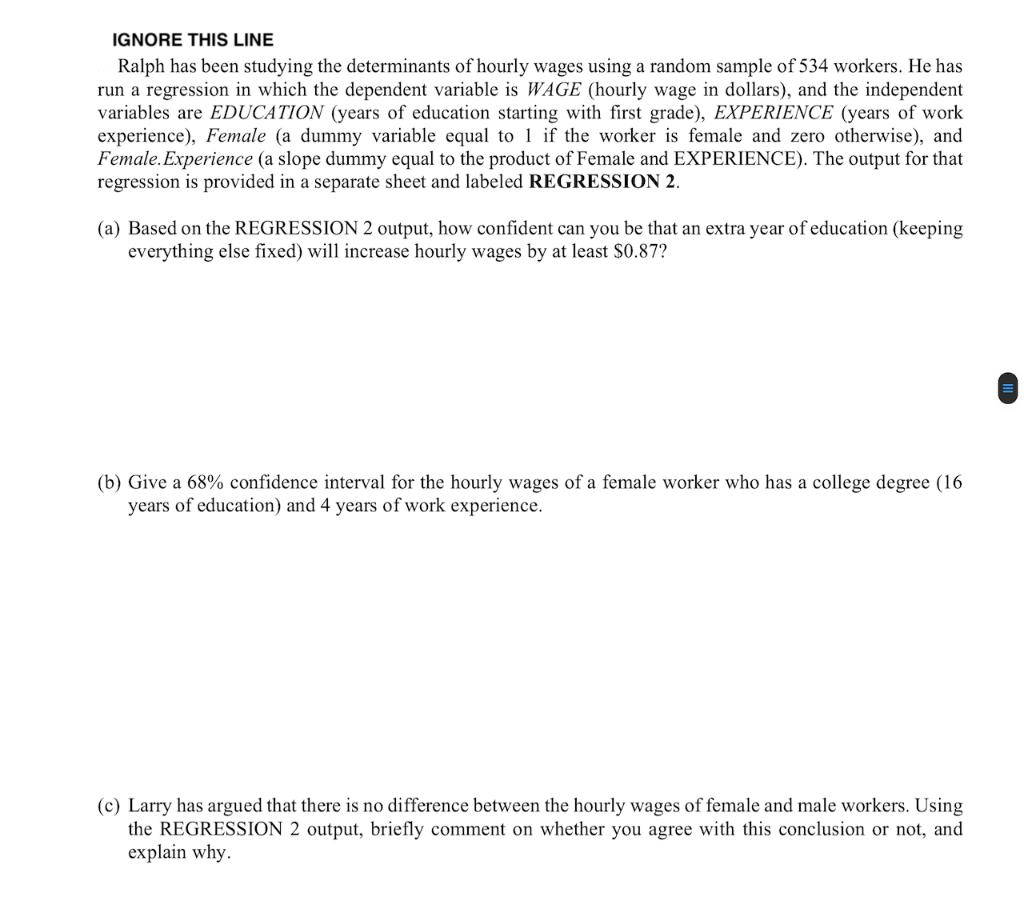 Regression 2 is provided in the second picture