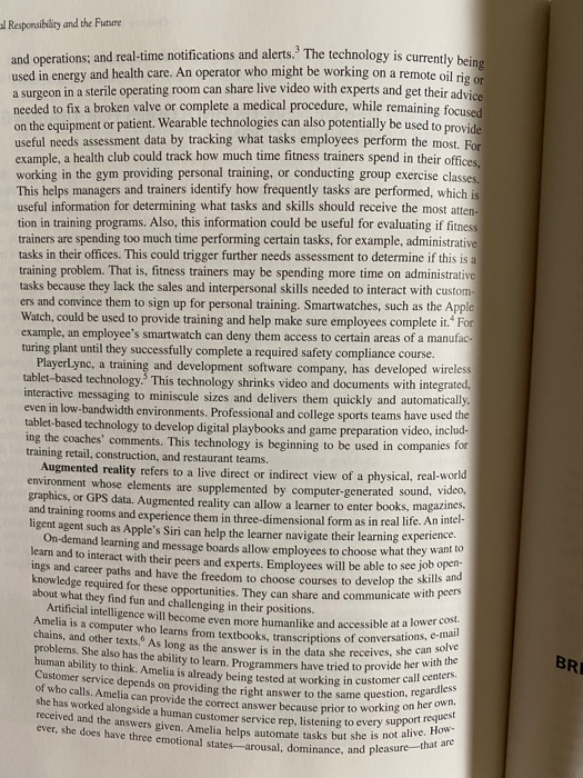 Discuss the future trends that will affect