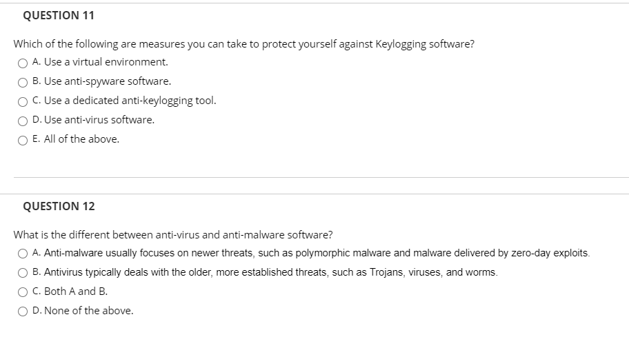 QUESTION 9 What is NOT a step an organization