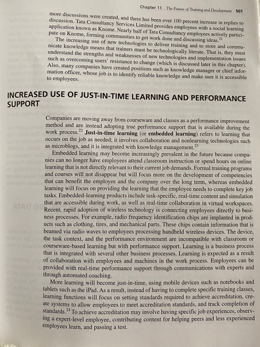 Discuss the future trends that will affect