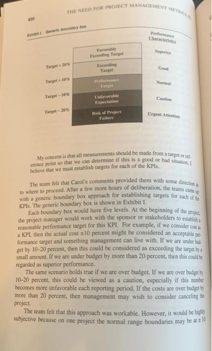 The Need for Project Managment Metrics (E) in