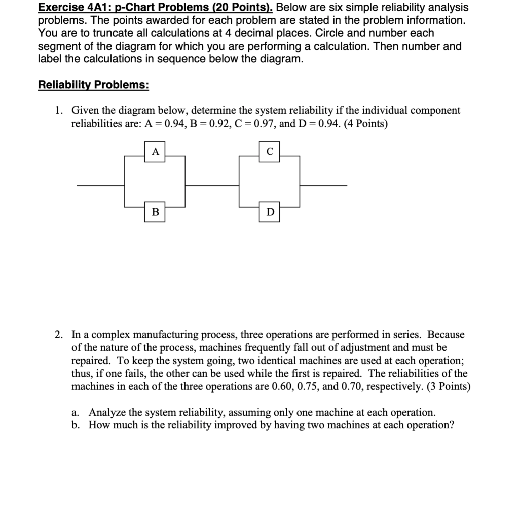 Please answer questions 3-6 Exercise 4A1: p-Chart