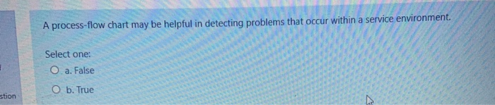 A process-flow chart may be helpful in detecting