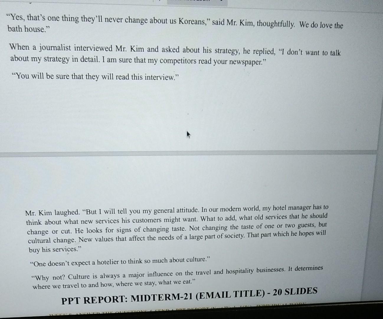 PPT REPORT: MIDTERM-21 (EMAIL TITLE) - 20 SLIDES