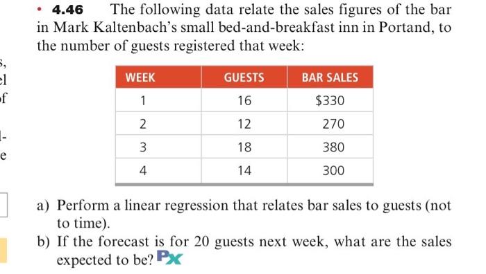 No handwritten work please 4.46 The following