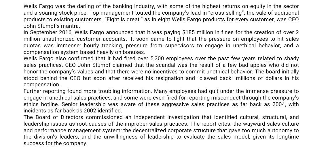 Questions: 1.What should business leaders take