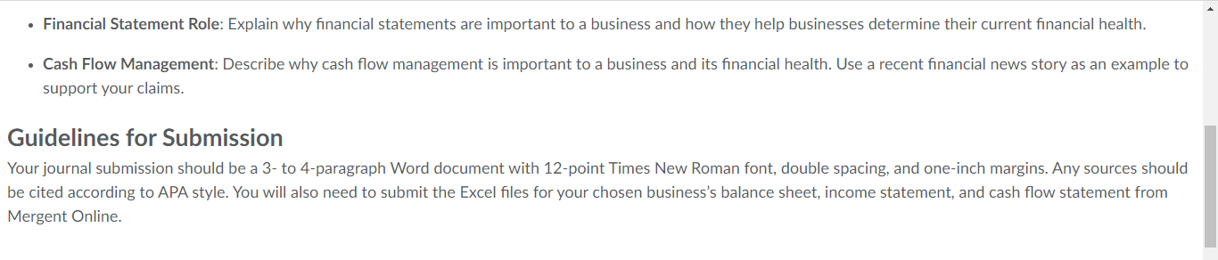 Module Two Journal Guidelines and Rubric Listen