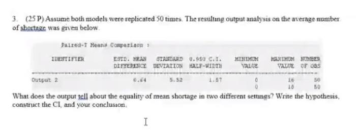 subject: simulation modelling in arena and please