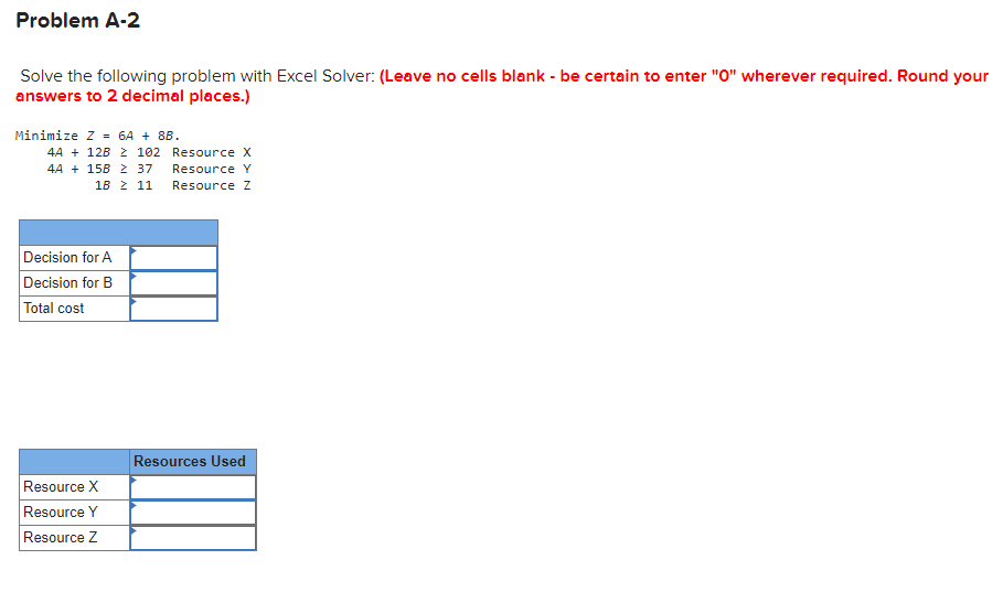 Operations Management - Linear Programming