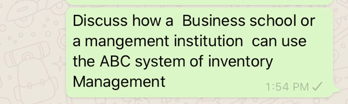 Discuss how a Business school or a mangement