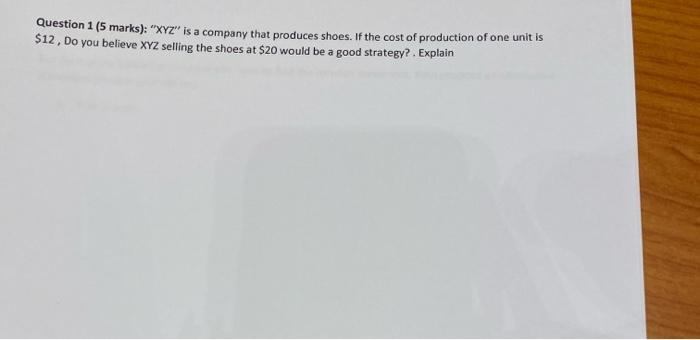 international business Question 1 (5 marks):