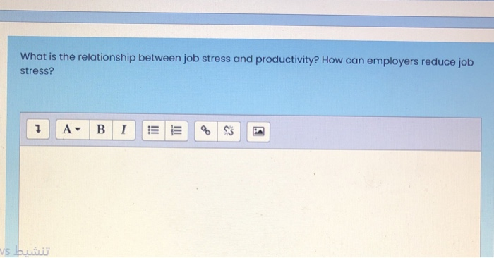 What is the relationship between job stress and