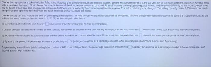 Charles Lackeyers a bakery in Idaho Falls, Idaho