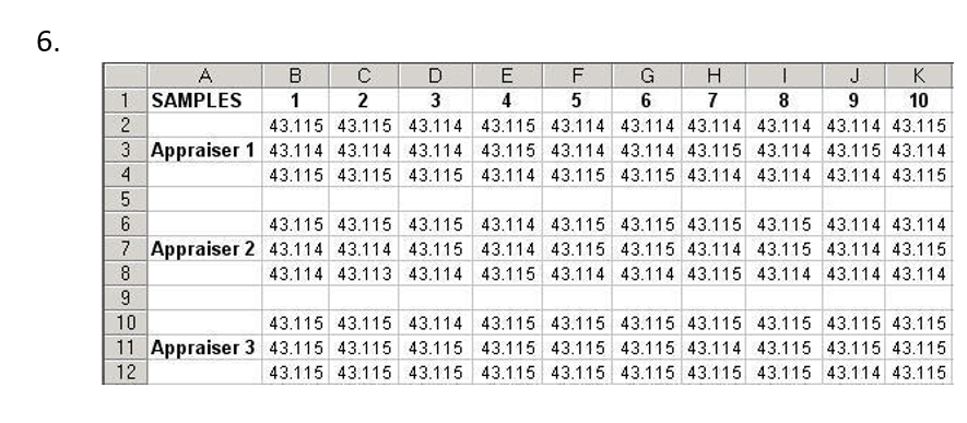 A B C D E F G H I J K | 1 SAMPLES 1 2 3 4 5 6 7 8