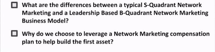 What are the differences between a typical