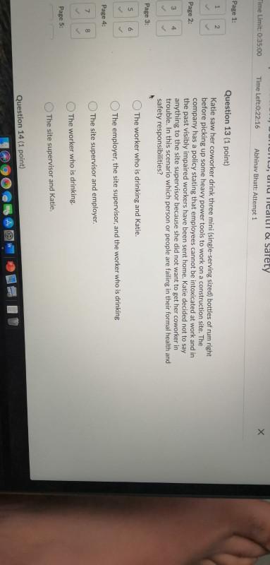 please answer the mcqs Time Limit: 0:35:00 Time