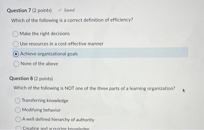 need 1-8 help The three basic types of