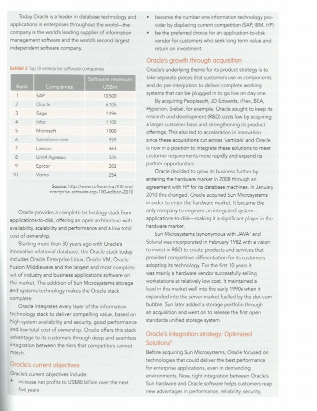 Please Answer Question 3: Do you think oracle's