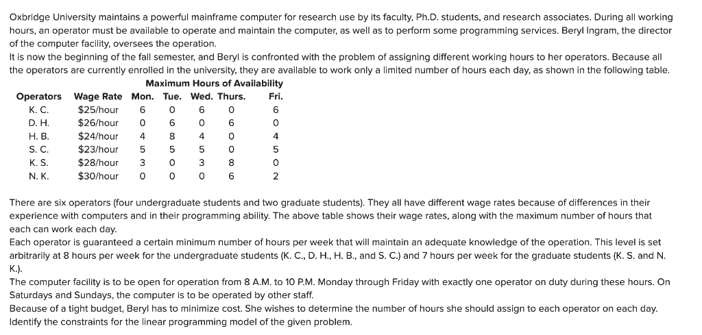 Oxbridge University maintains a powerful