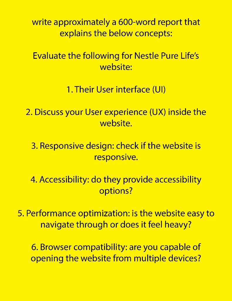 write approximately a 600-word report that