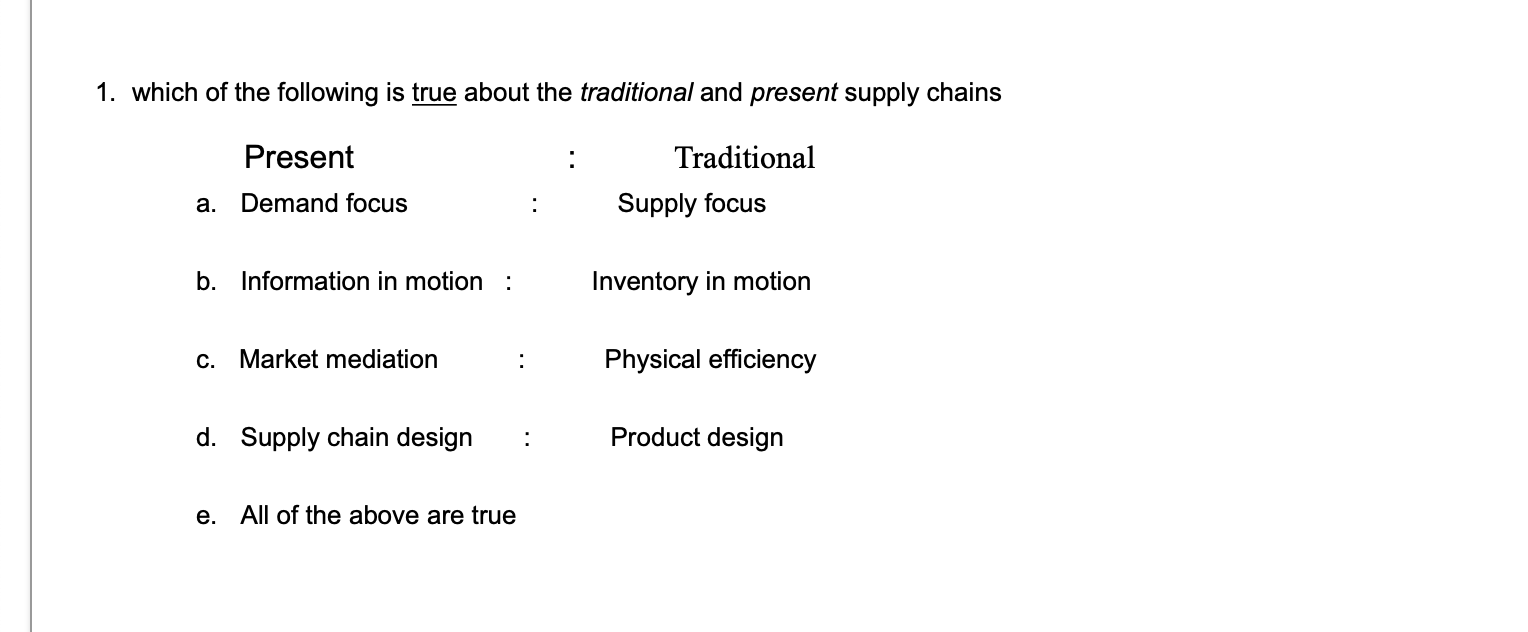 Q 2 WHICH IS CORRECT ANSWER THANK YOU 1. which of