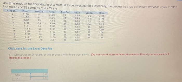 Need help with b. The time needed for checking in