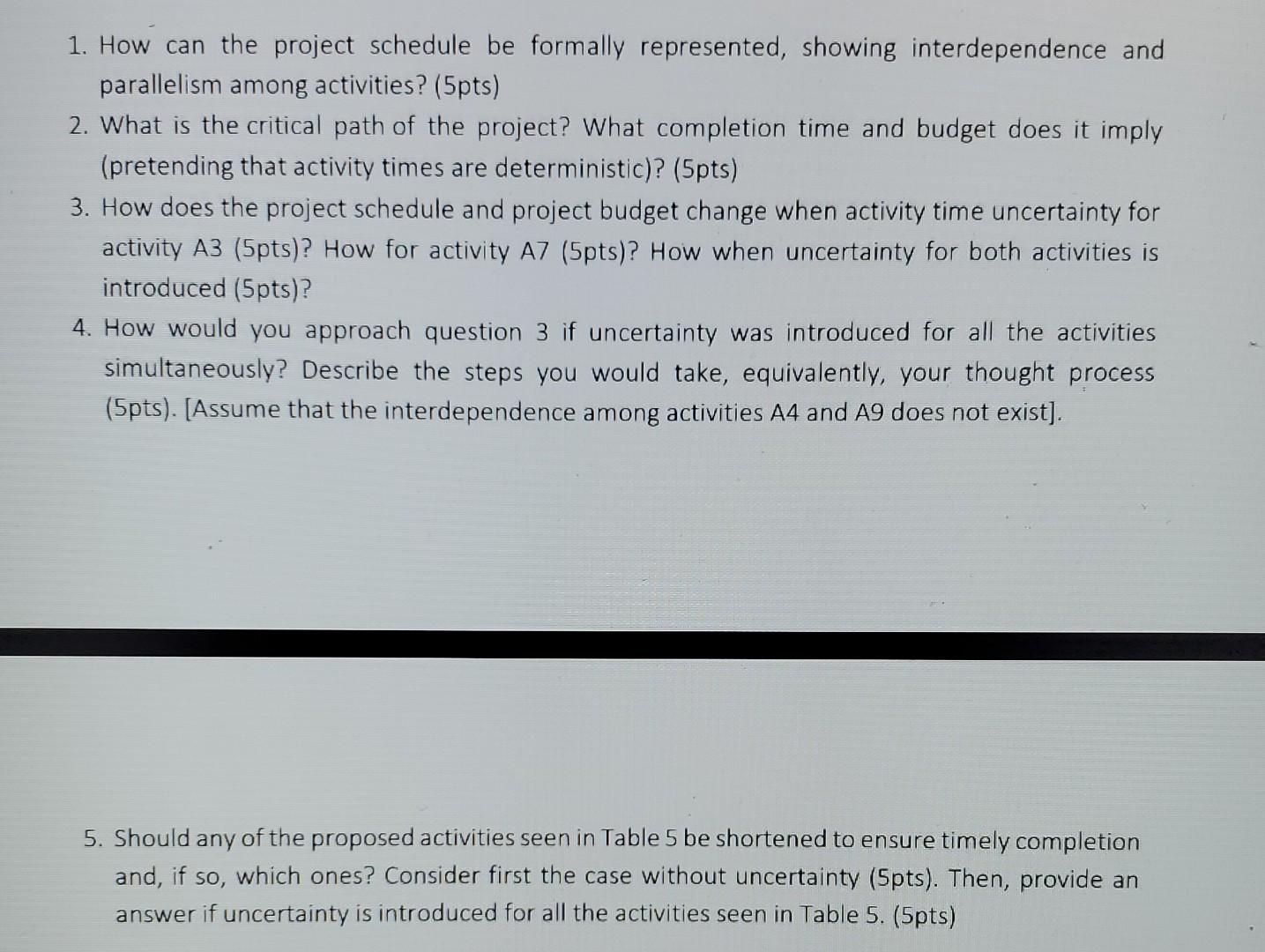 Please read fully please answer each question