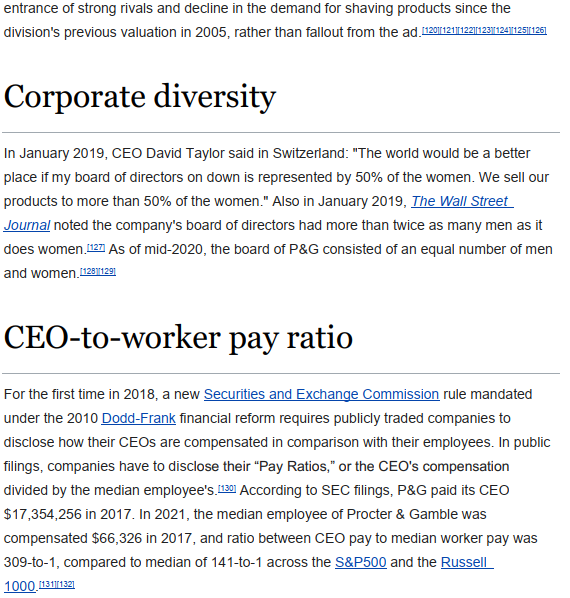 Briefly analyze a company based on the article