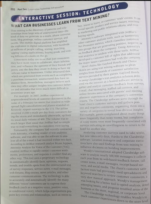 This is the full case for the question please