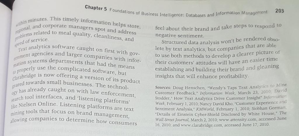 This is the full case for the question please