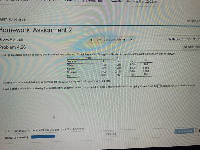 can someone help me solve this? mg an external