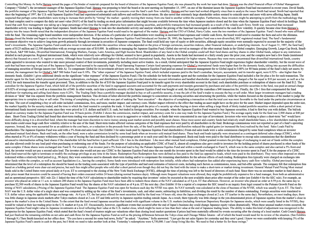 For the HBR article called " Controlling Hot