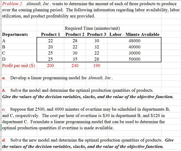 Please show how to calculate this within Excel