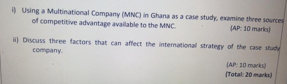 International Strategic Management is an ongoing