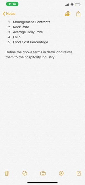 11:14 < Notes 1. Management Contracts 2. Rack