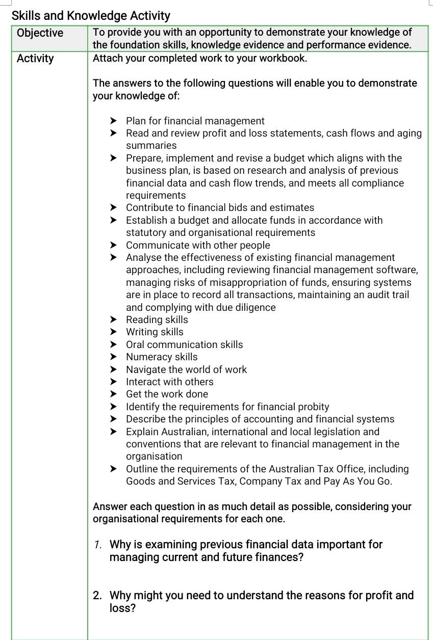 Please answer sort answer for all these question.