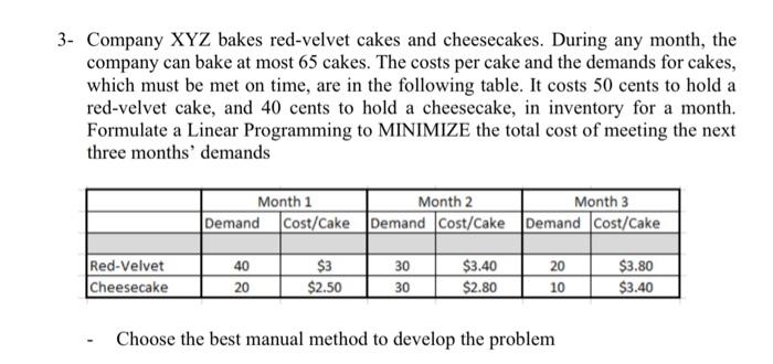 please choose the best manual method to develop