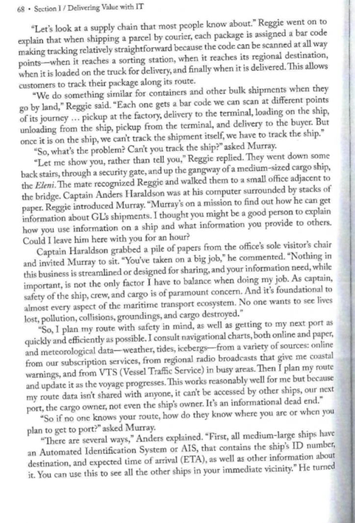 Please read this article and make a value chain