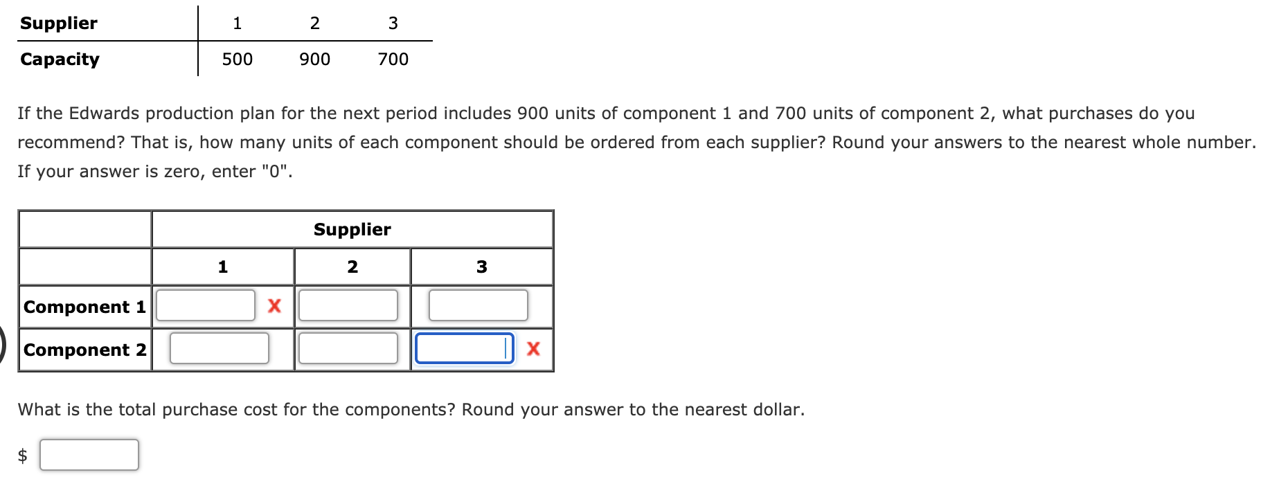 Problem 4-11 (Algorithmic) Edwards Manufacturing
