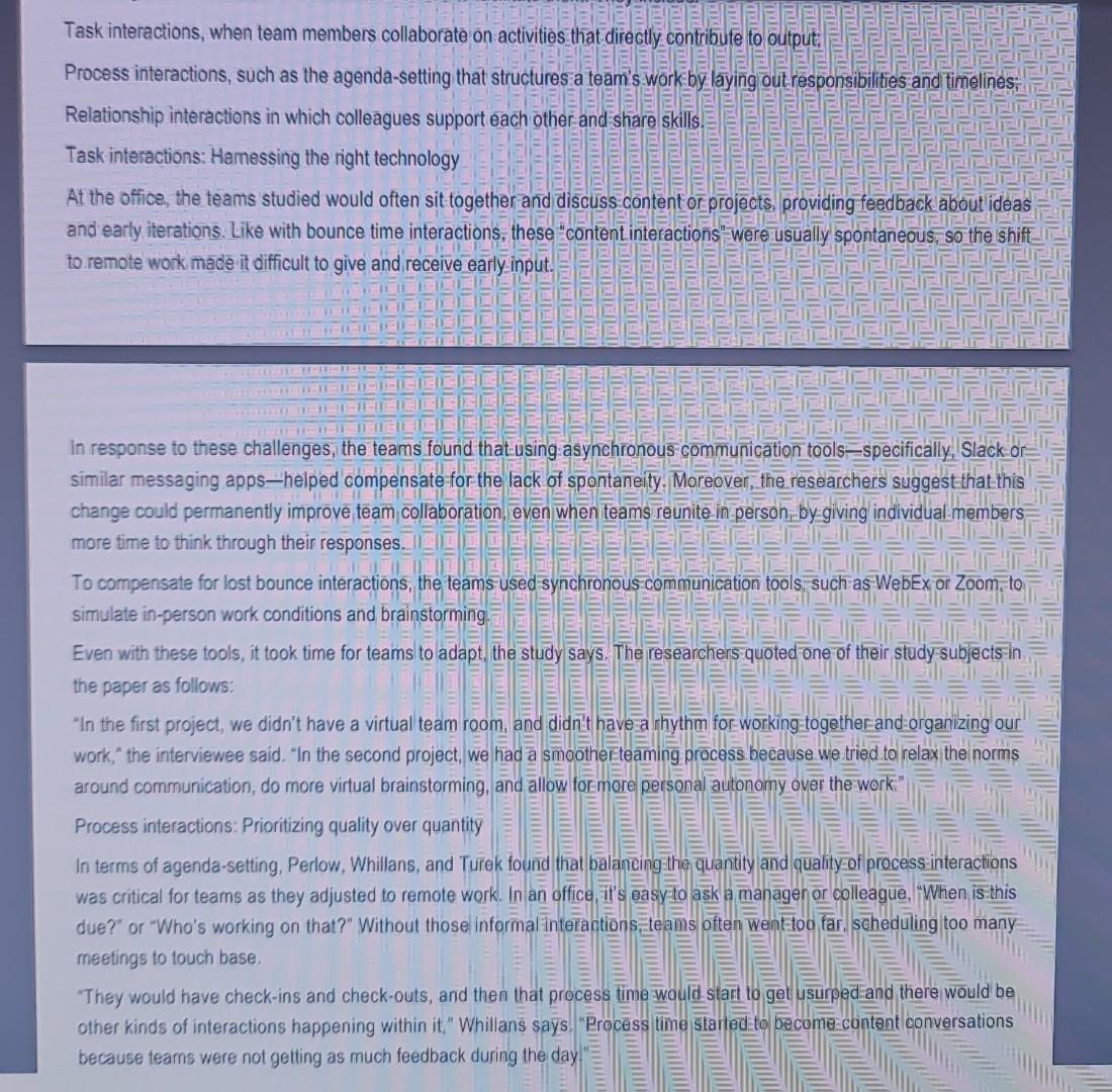 Question 2 (30 Marks) While flexible work