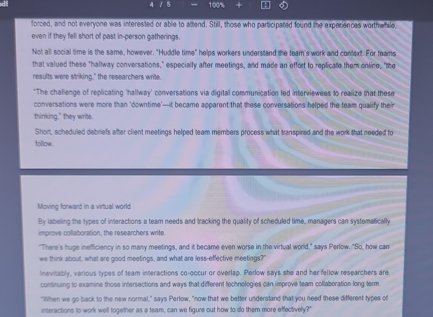 Question 2 (30 Marks) While flexible work