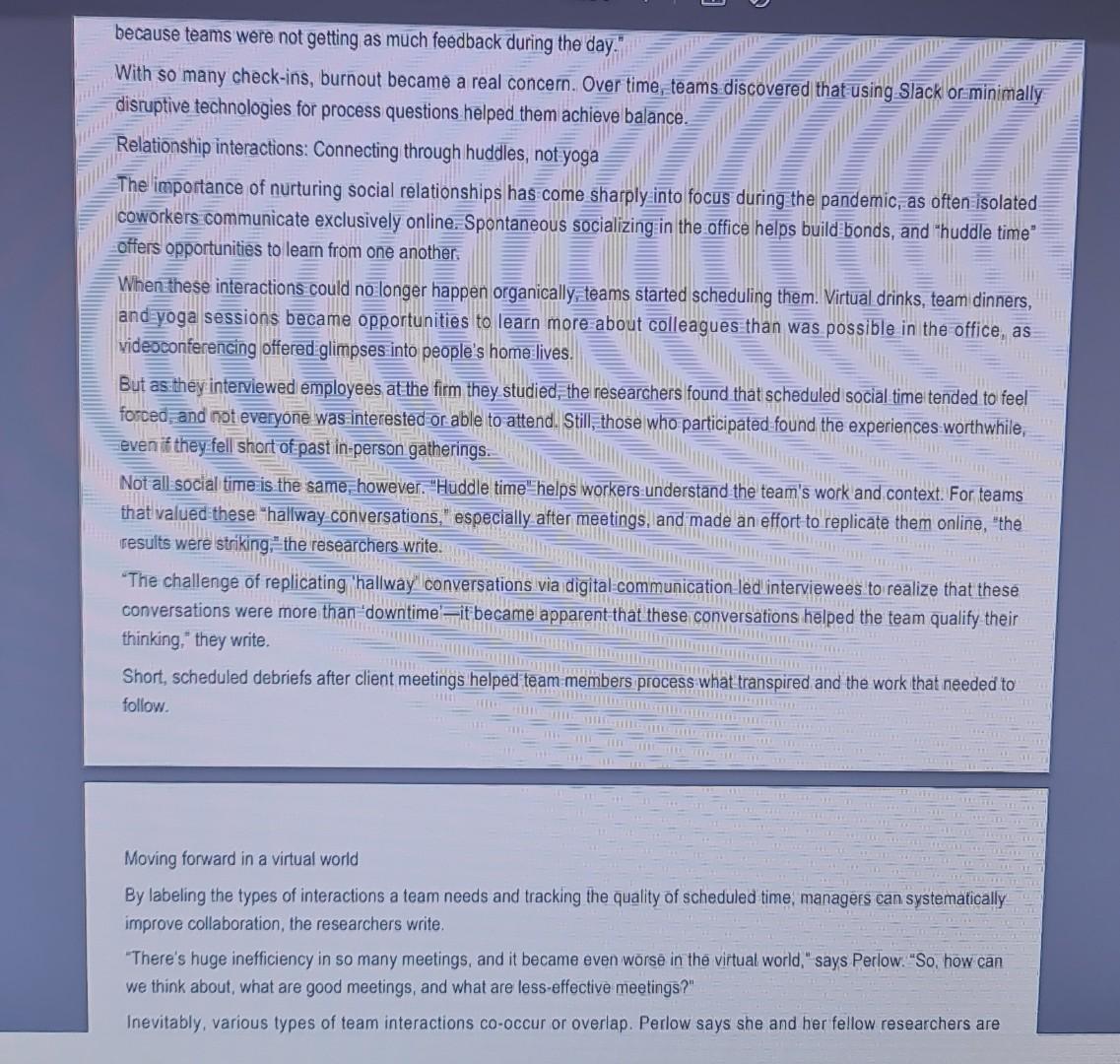 Question 2 (30 Marks) While flexible work