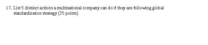 Please answer every question correctly for this