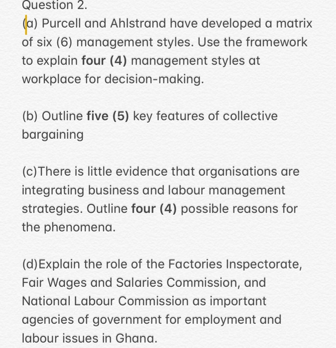 Answer all subparts a,b,c,d. Explaination to sub