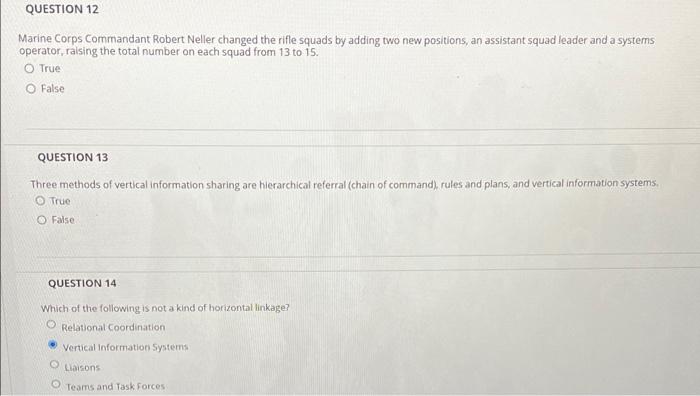 QUESTION 12 Marine Corps Commandant Robert Neller